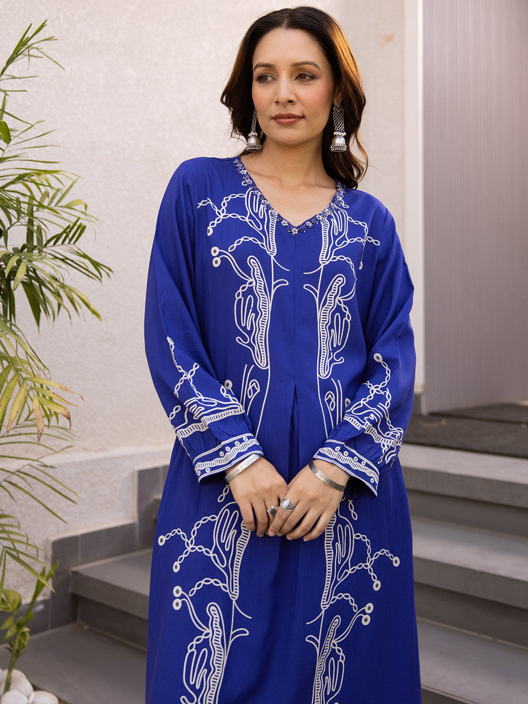 Women Ethnic Motifs Printed Kurta with Palazzo