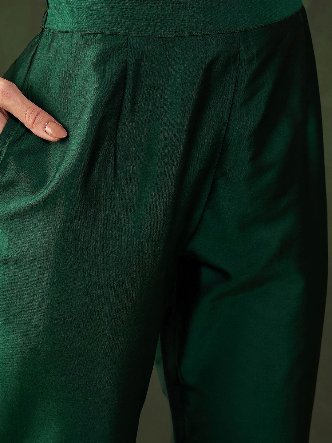 Woven Design Kurta & Trouser With Dupatta