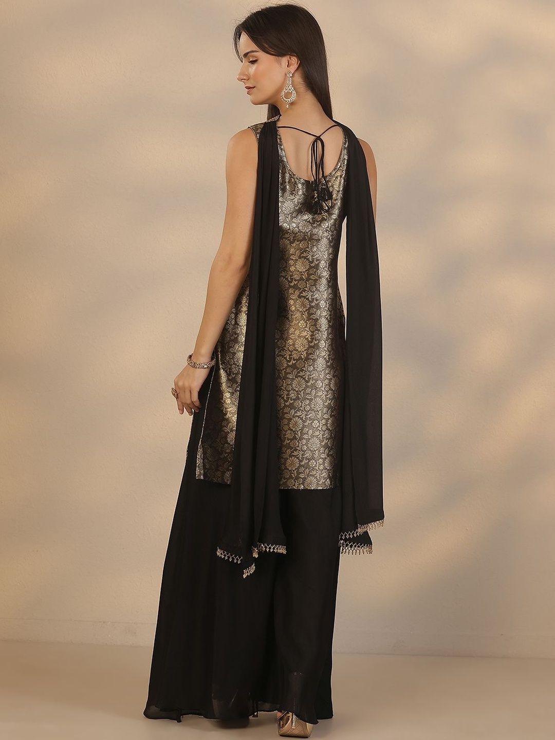 Dhiyona LL Women Ethnic Motifs Regular Kurta with Palazzos & With Dupatta