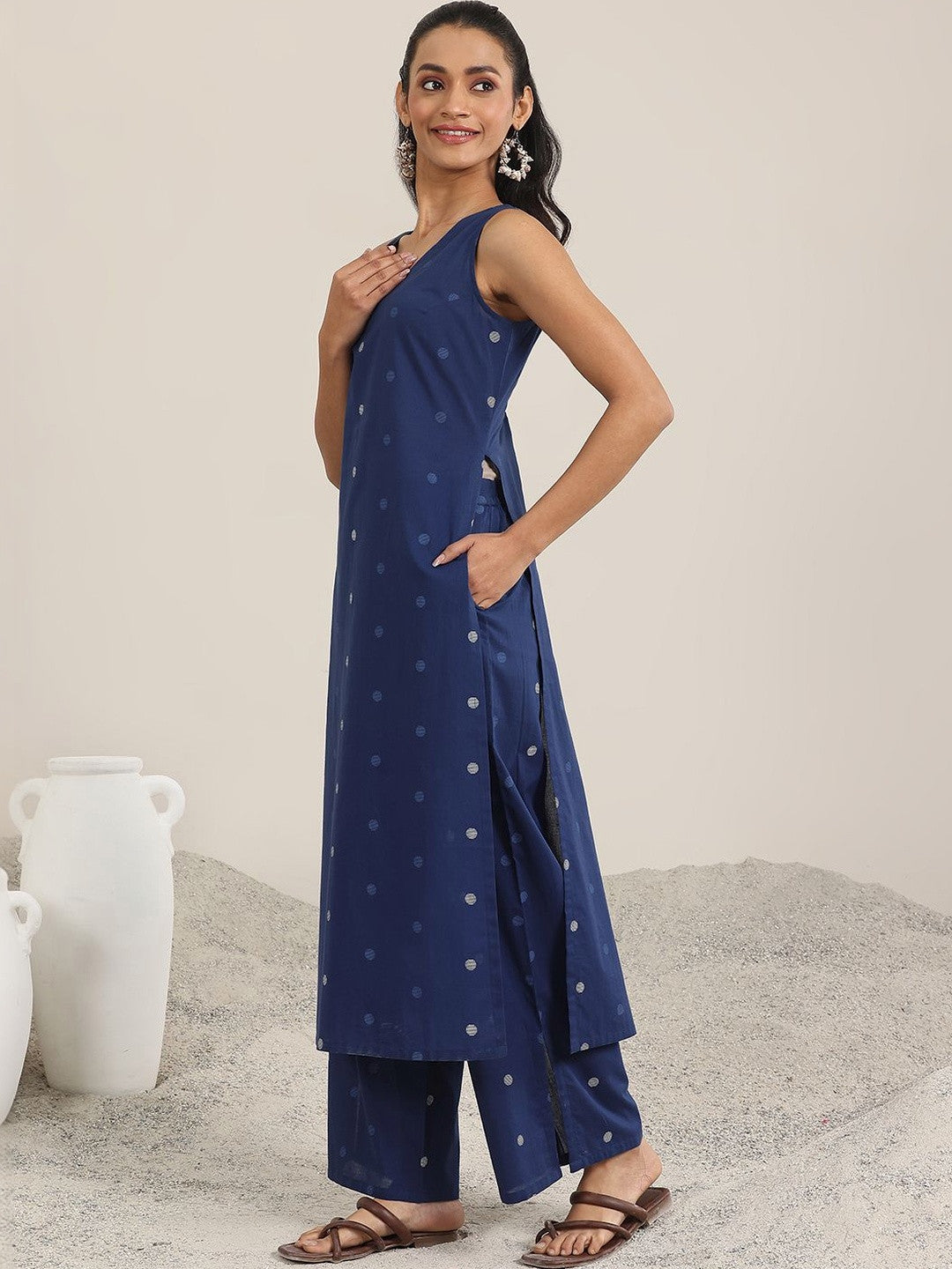Women Ethnic Motifs Printed Regular Kurta with Palazzos