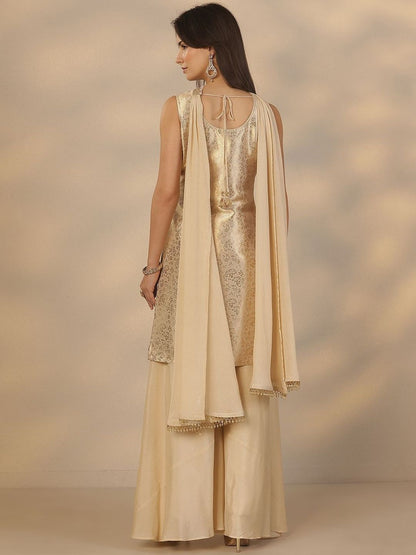 Dhiyona LL Women Regular Kurta with Palazzos & With Dupatta