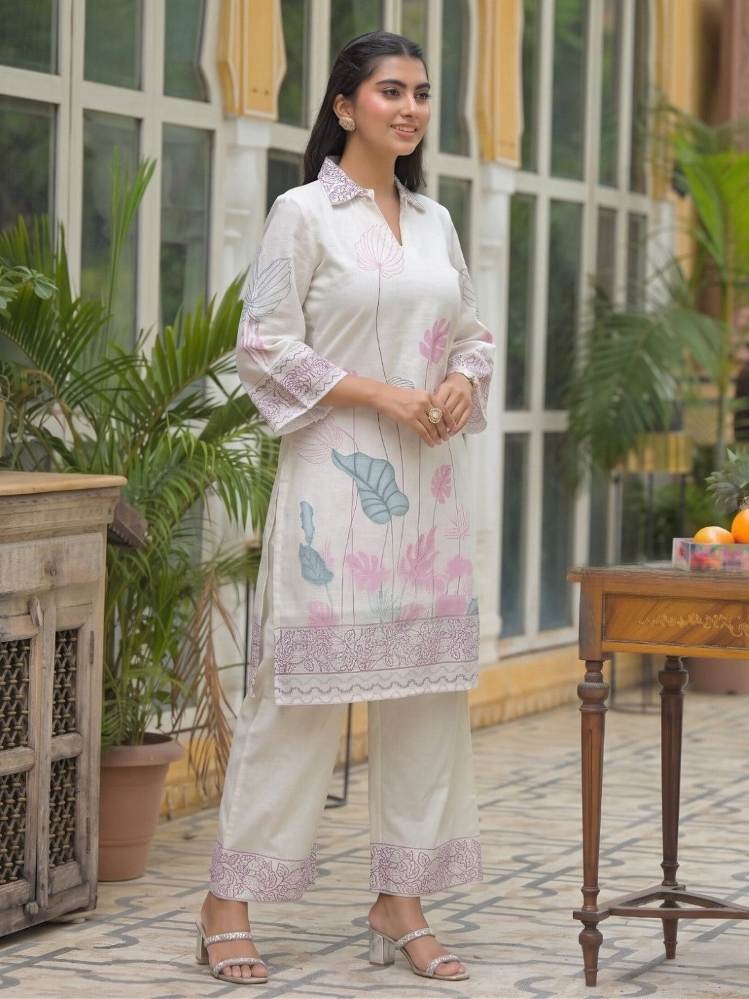 Dagdai atrium cotton co-ord set