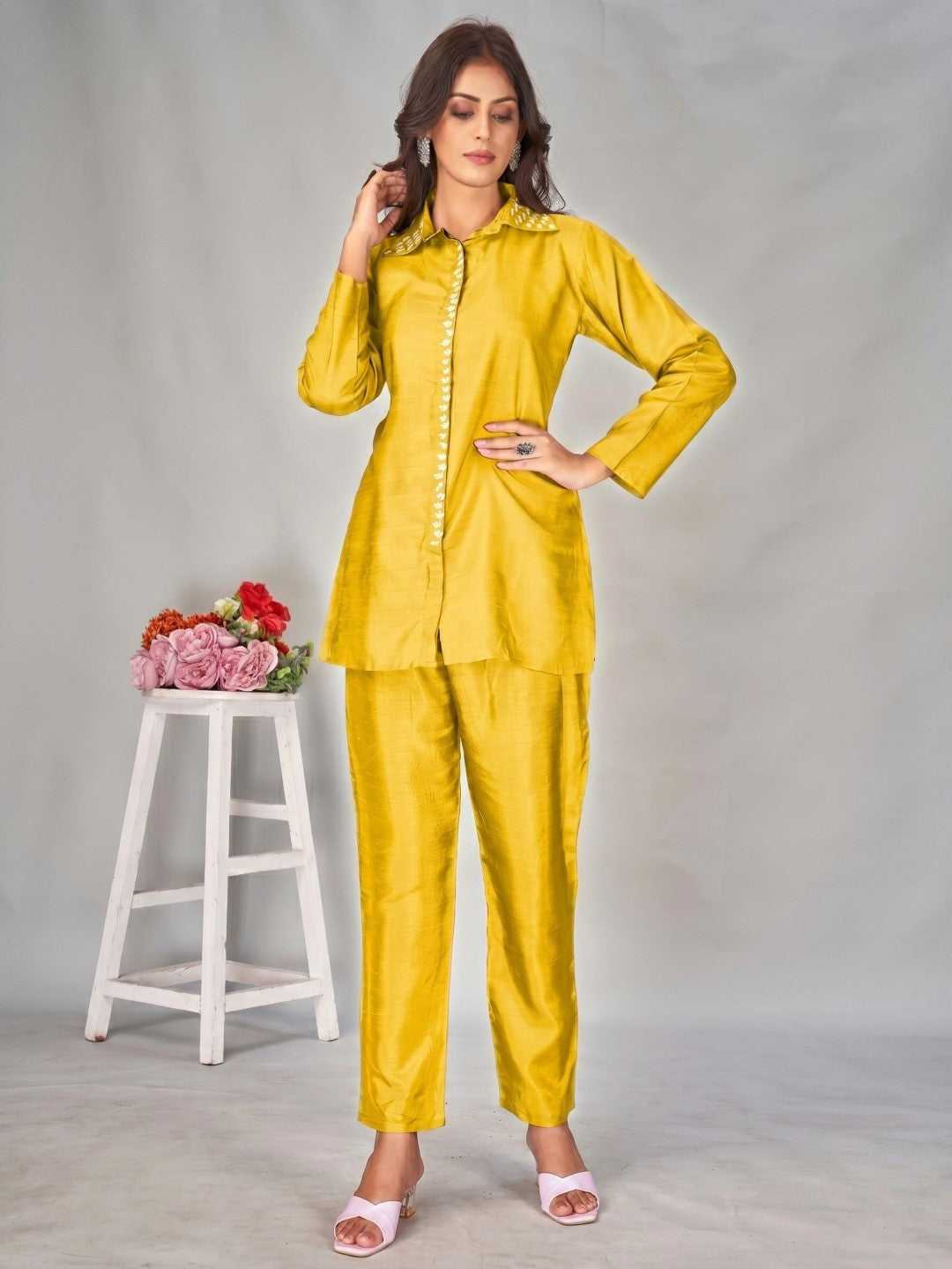 Divya Sunrise Work Co-ord Set