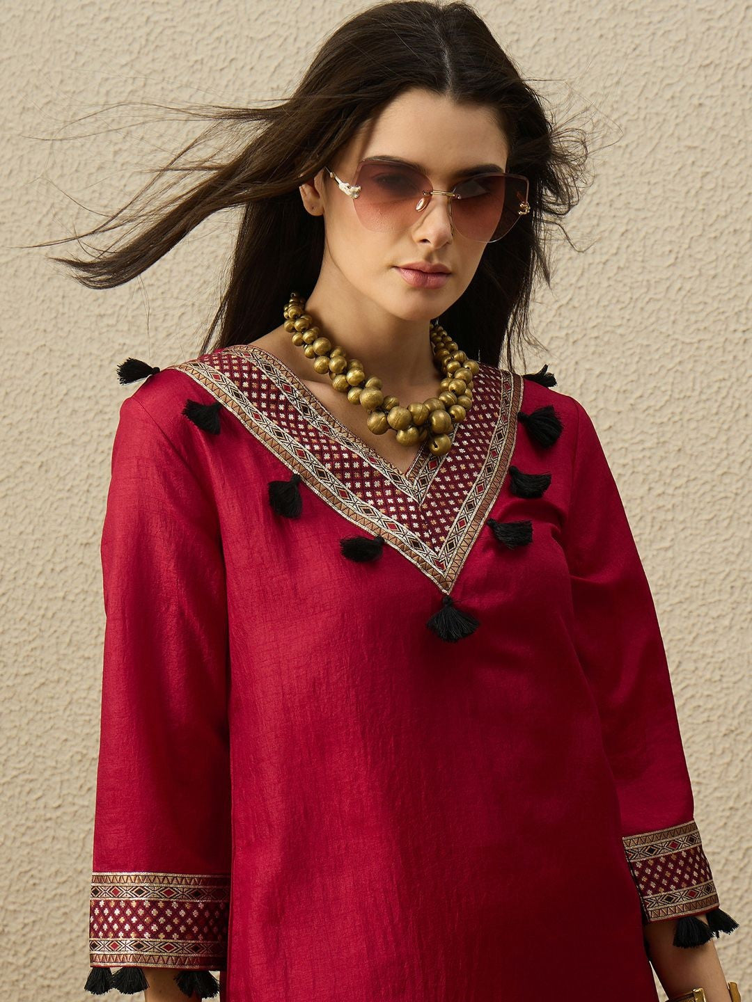Women Regular Kurta with Trousers