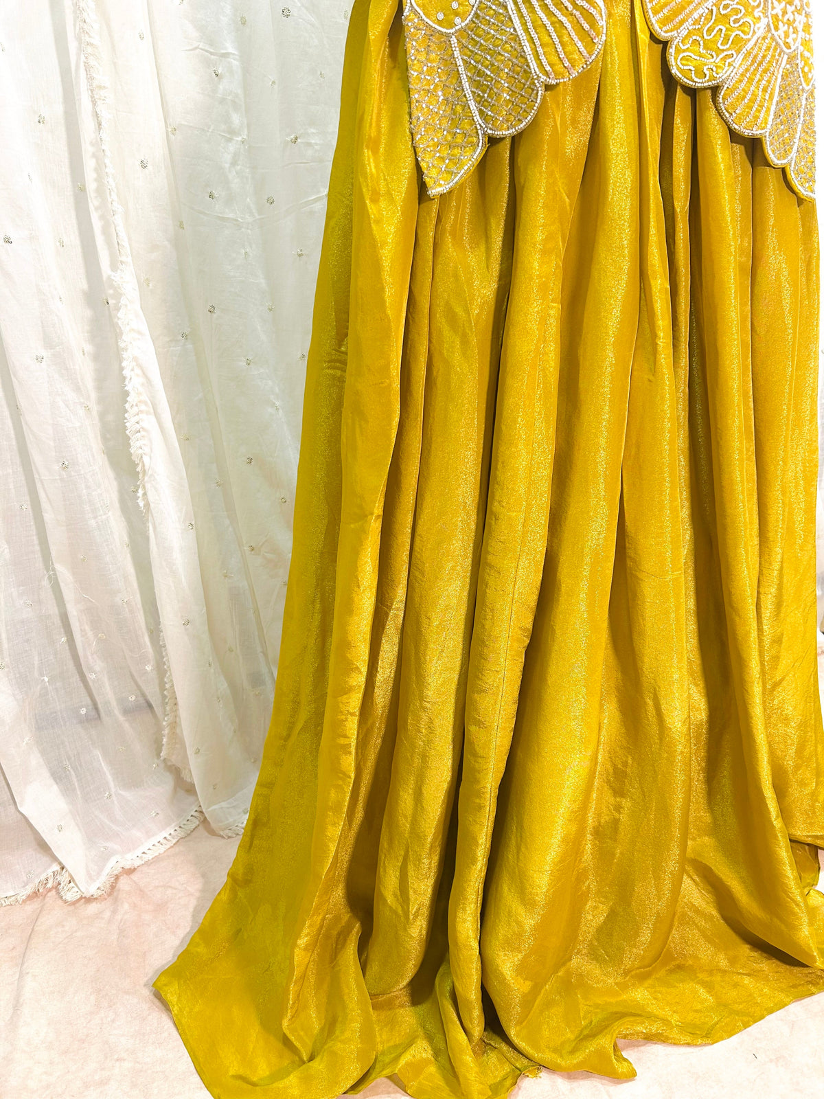 Rasa Sunshine Handwork Luxury Fusion Wear Gown