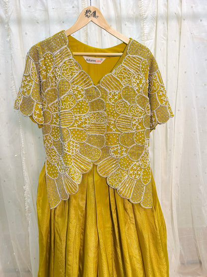 Rasa Sunshine Handwork Luxury Fusion Wear Gown