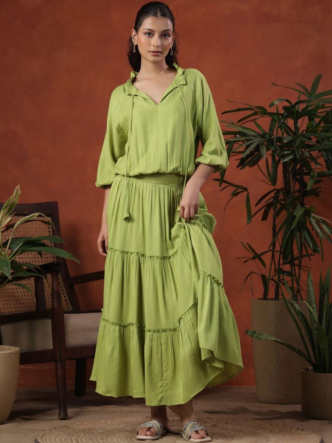 Dhiyona AY Women's Viscose Rayon Ethnic Dresses
