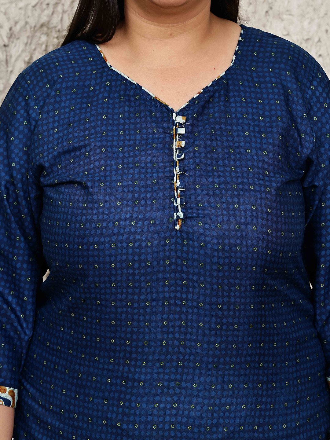 Dhiyona KL Women Plus Size Floral Printed Kurta with Palazzos & Dupatta
