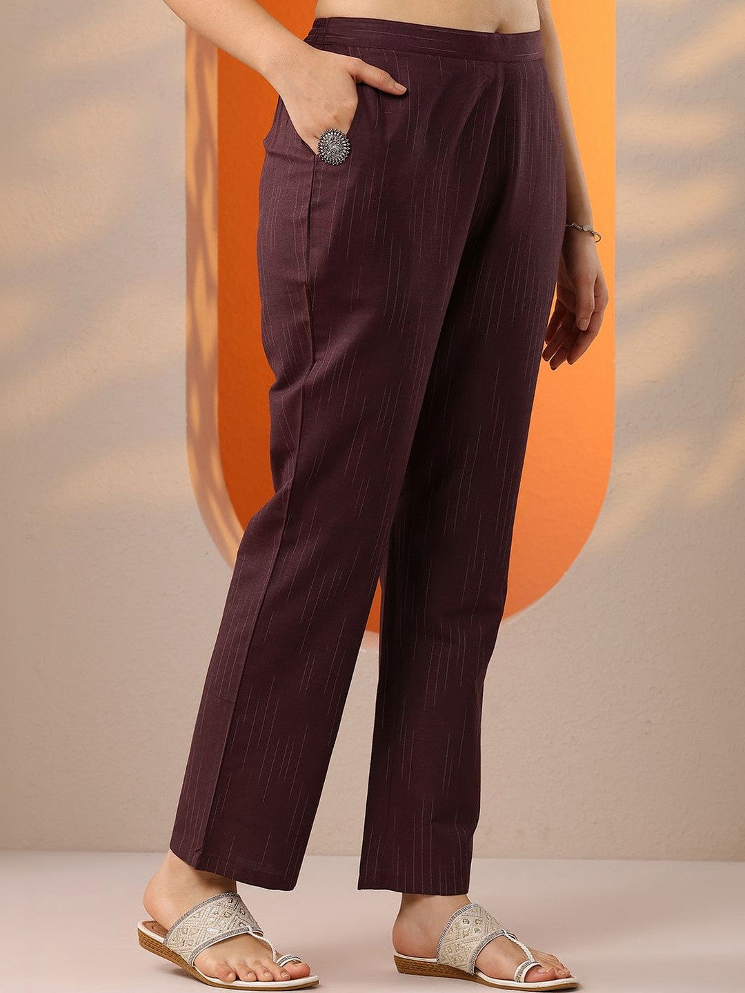 Women Ethnic Motifs Printed Regular Kurta with Trousers & With Dupatta