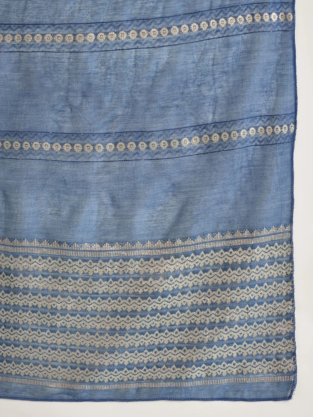 Women Ethnic Motifs Embroidered Regular Kurta with Trousers & With Dupatta