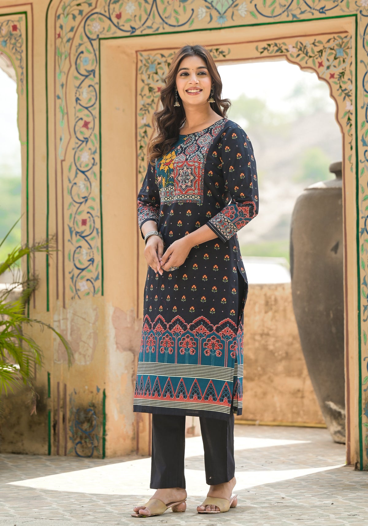 Aranya Jade Pure Cotton Suit Set