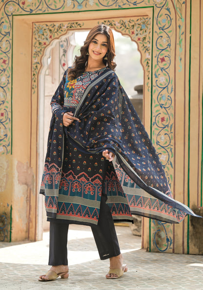 Aranya Jade Pure Cotton Suit Set