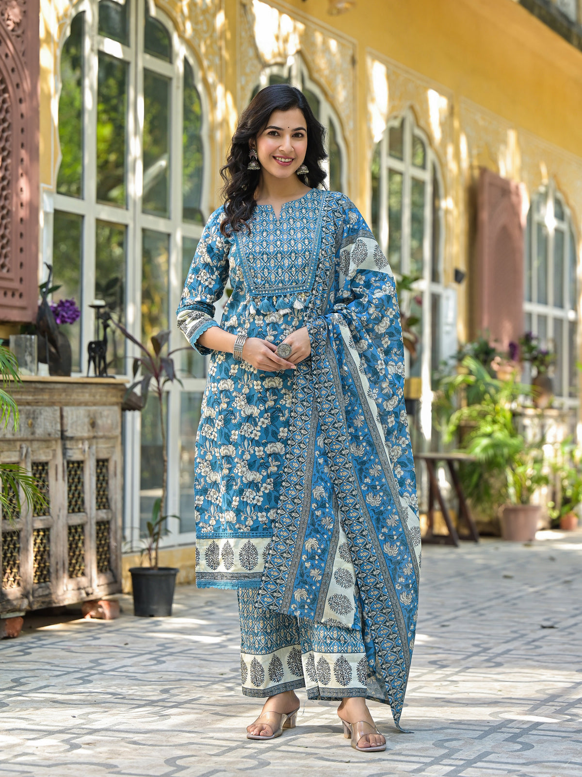 Bodhi Vivid Pure Cotton Suit Set