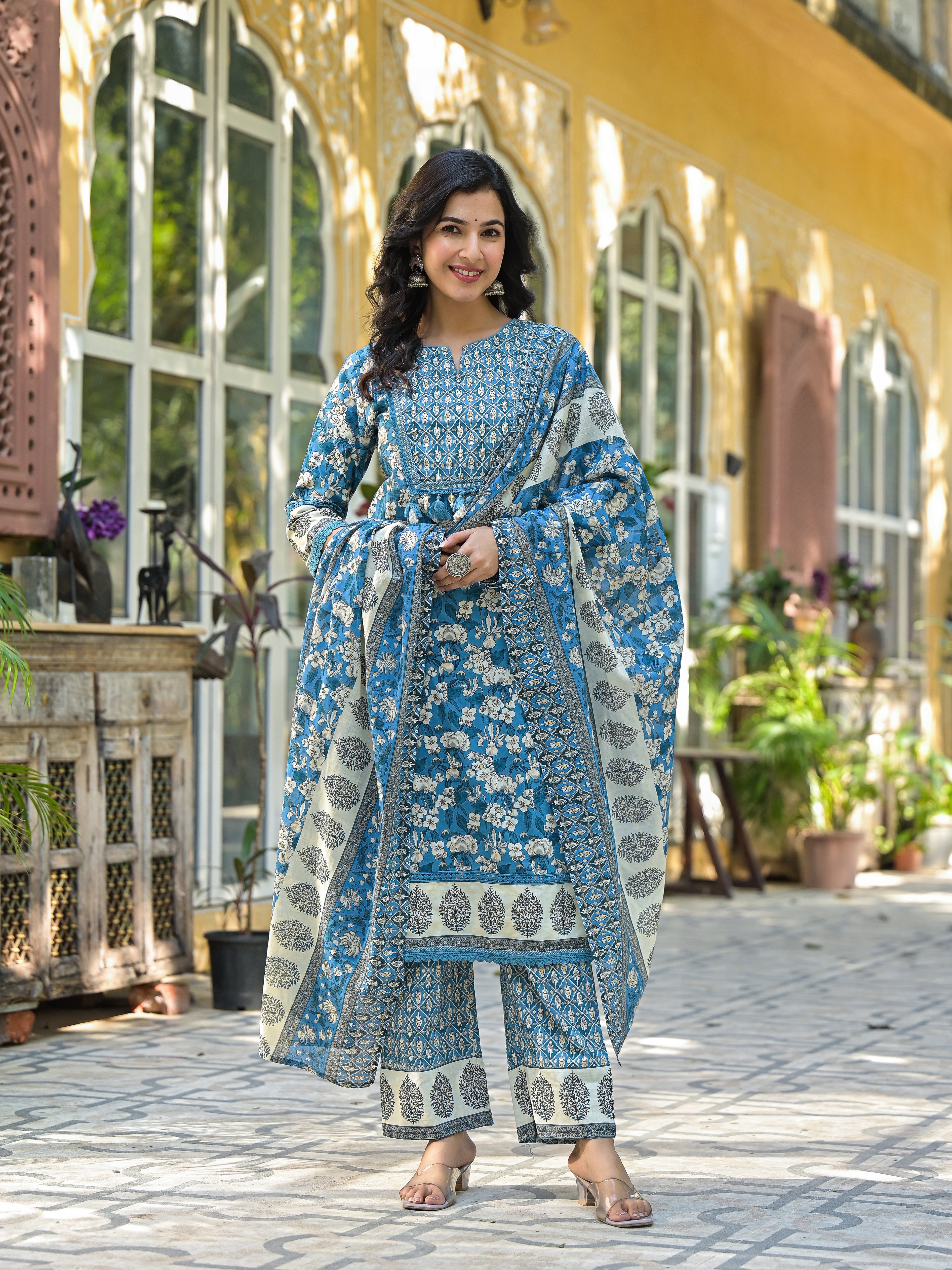 Bodhi Vivid Pure Cotton Suit Set