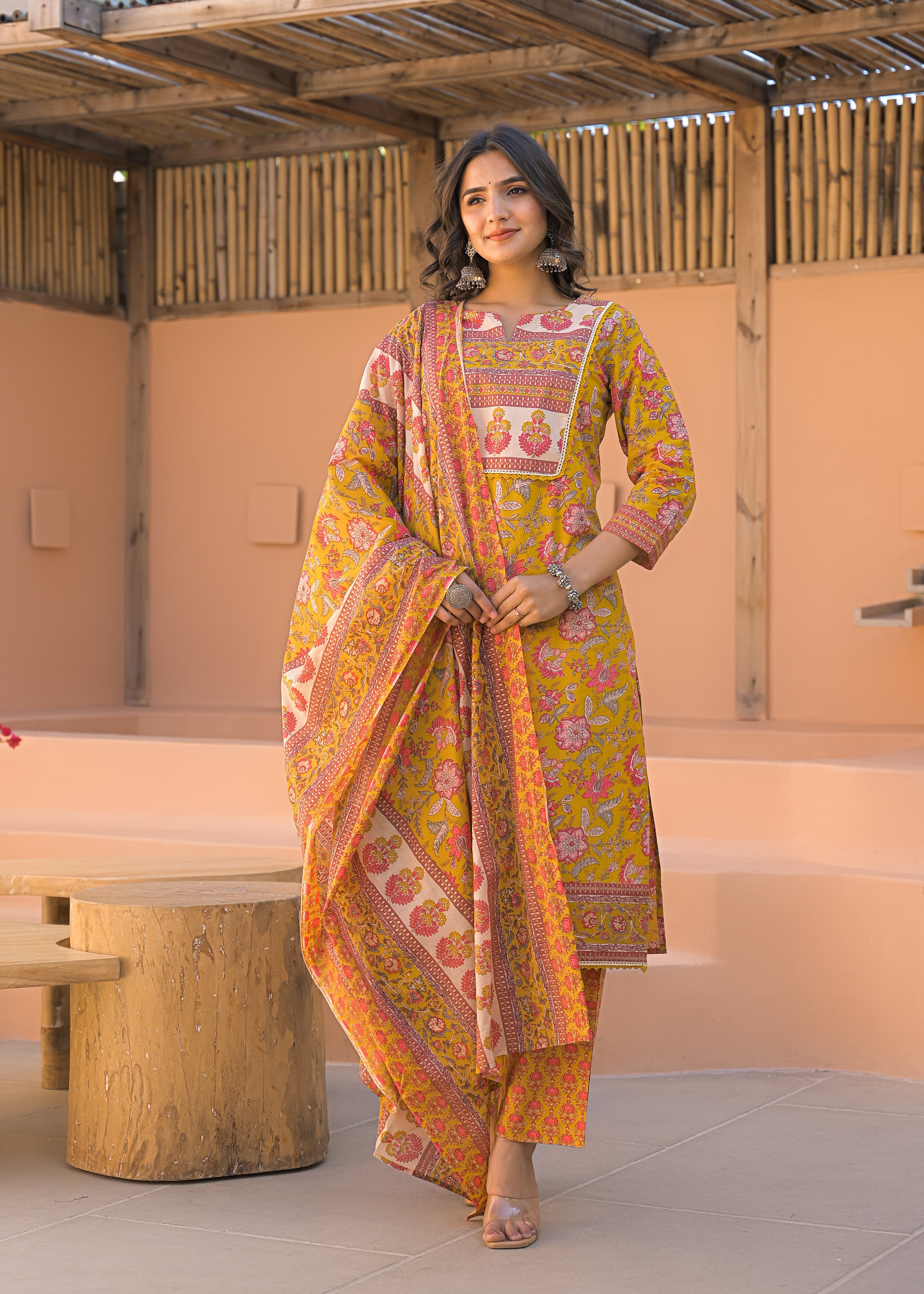 Sahila Amber Cotton Printed Suit Set