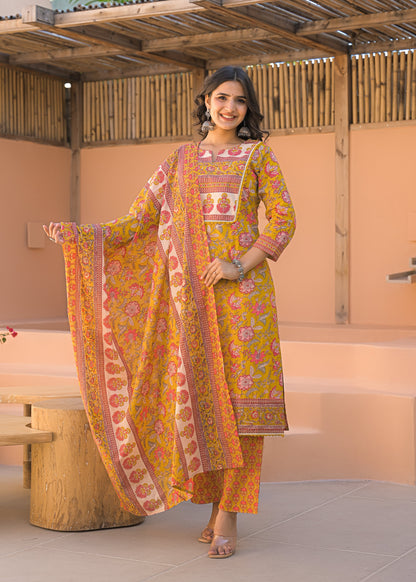 Sahila Amber Cotton Printed Suit Set