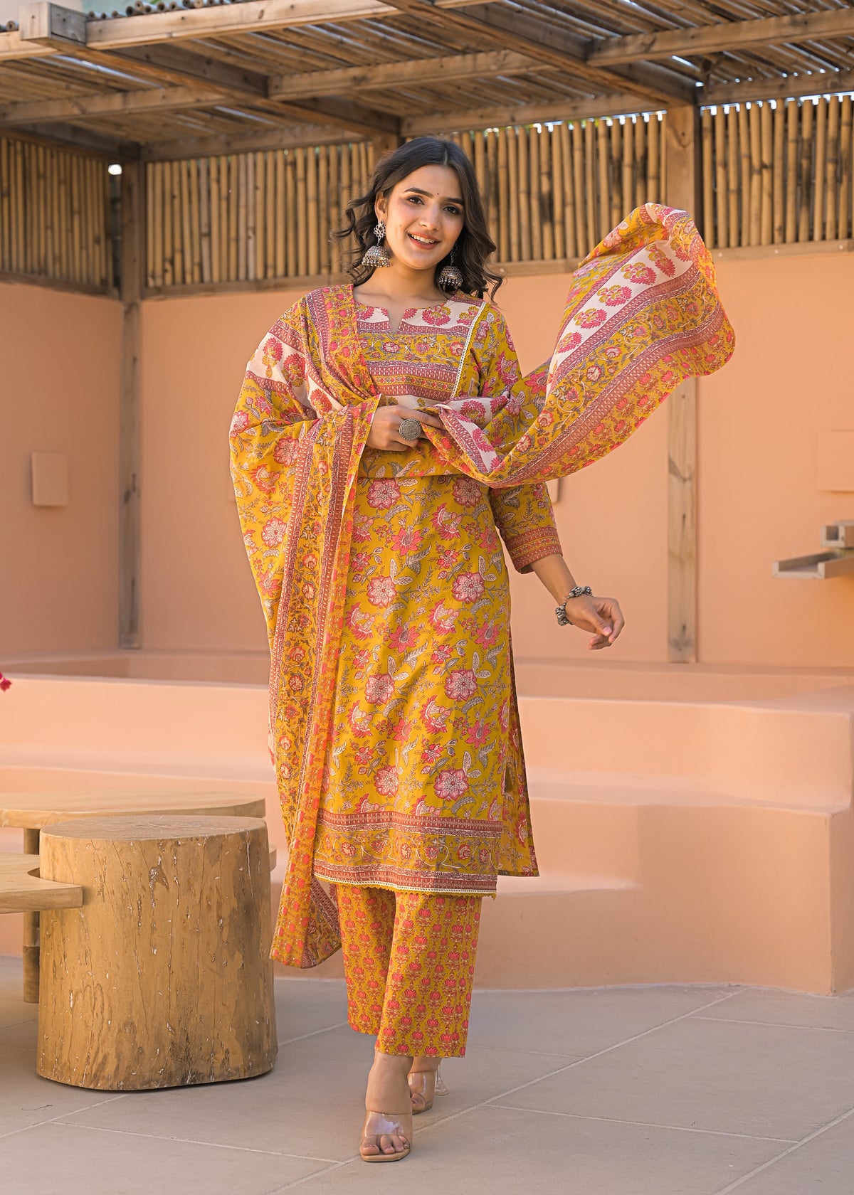 Sahila Amber Cotton Printed Suit Set