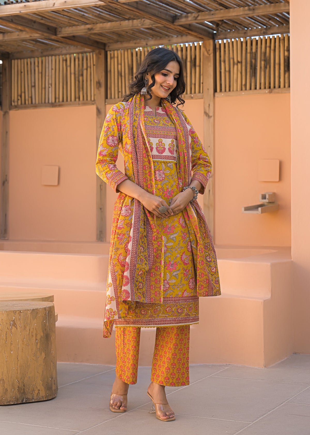 Sahila Amber Cotton Printed Suit Set