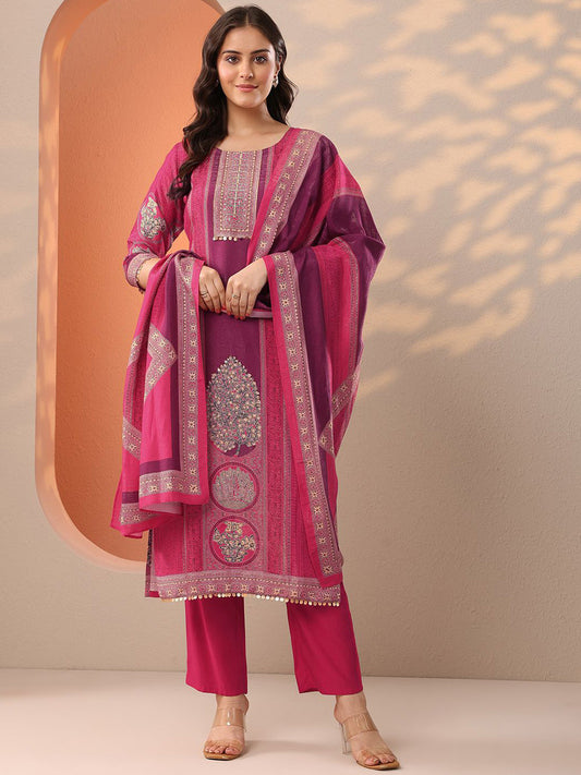 Women Ethnic Motifs Printed Kurta with Trousers & Dupatta