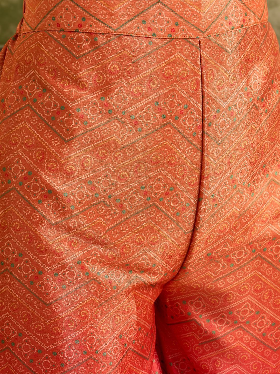 Dhiyona SN Embroidered Round Neck Kurta & Palazzos With Dupatta