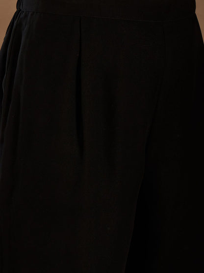Dhiyona IN Women Striped Embroidered Kurta with Palazzo & Dupatta