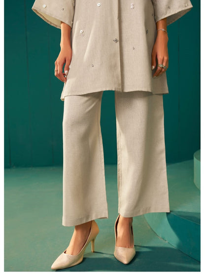 Itrh Vanila cotton linen co-ord set