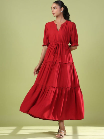 Dhiyona AY Women's Printed Tier Dress