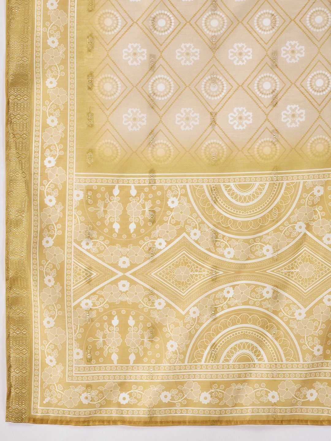 Dhiyona CH Women Ethnic Motifs Embroidered Regular Thread Work Kurta with Trousers & With Dupatta