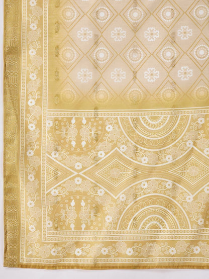 Dhiyona CH Women Ethnic Motifs Embroidered Regular Thread Work Kurta with Trousers & With Dupatta