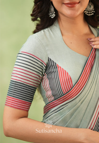 Dhiyona SS Sootrali – Striped Cotton Elegance