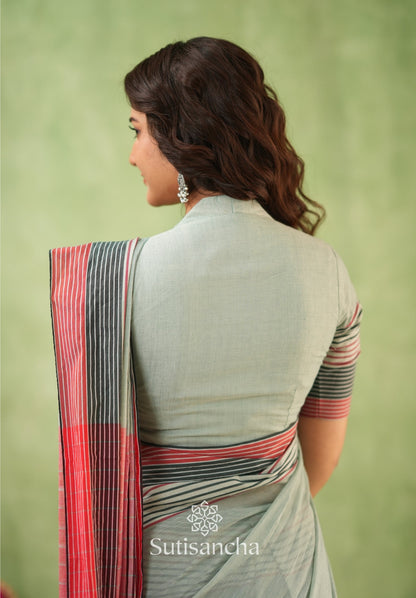 Dhiyona SS Sootrali – Striped Cotton Elegance