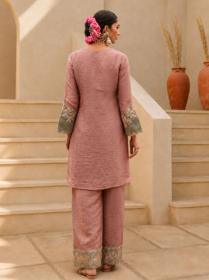 Gaurisha Tan Full Work Premium Suit set