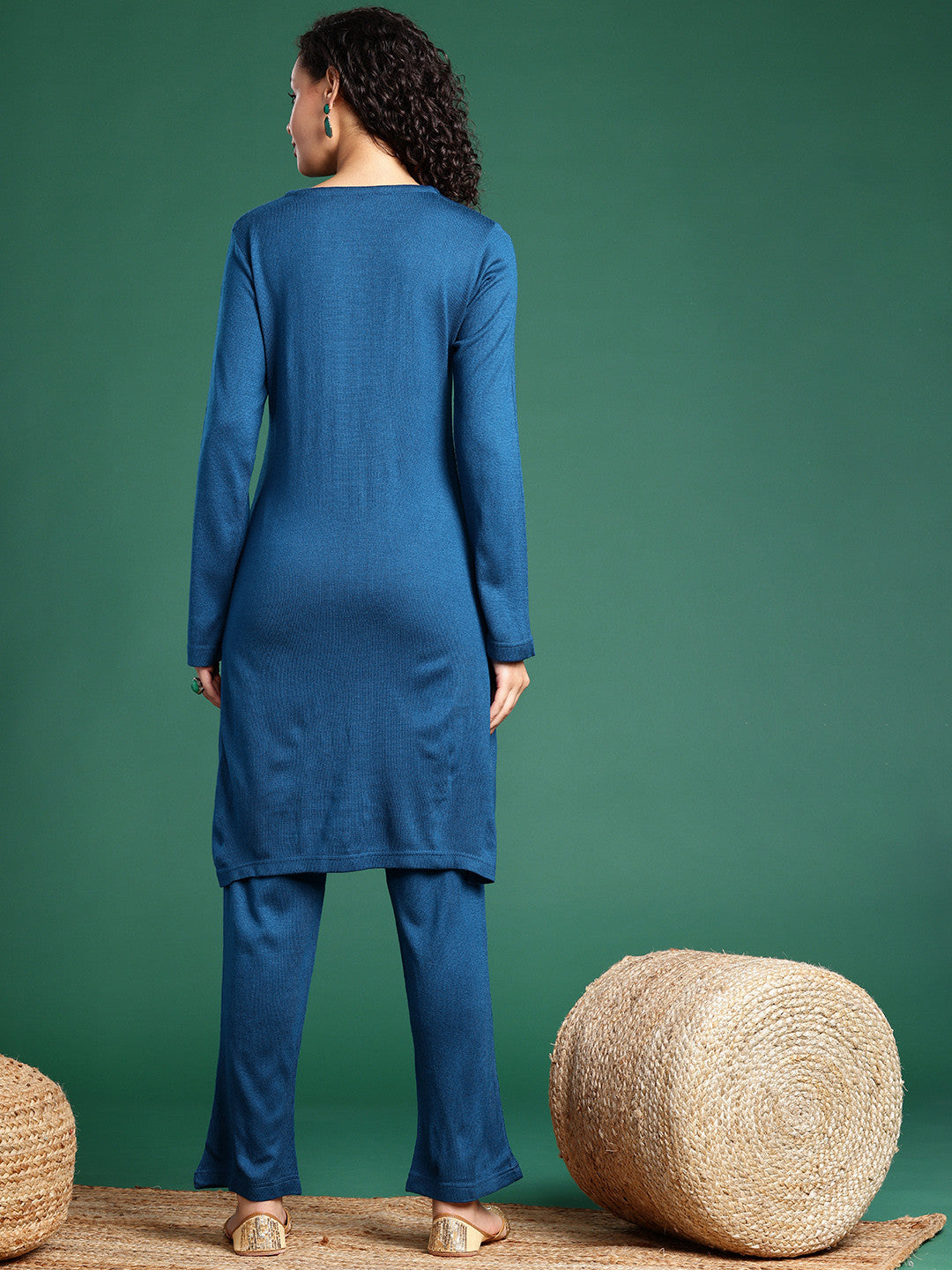 Ethnic Motifs Printed Regular Kurta With Trousers