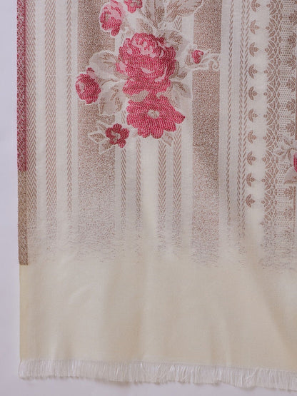 Yoke Design Round Neck Straight Kurta With Trousers & Dupatta