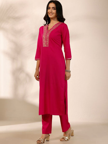 Women Ethnic Motifs Embroidered Regular Kurta with Trousers & With Dupatta
