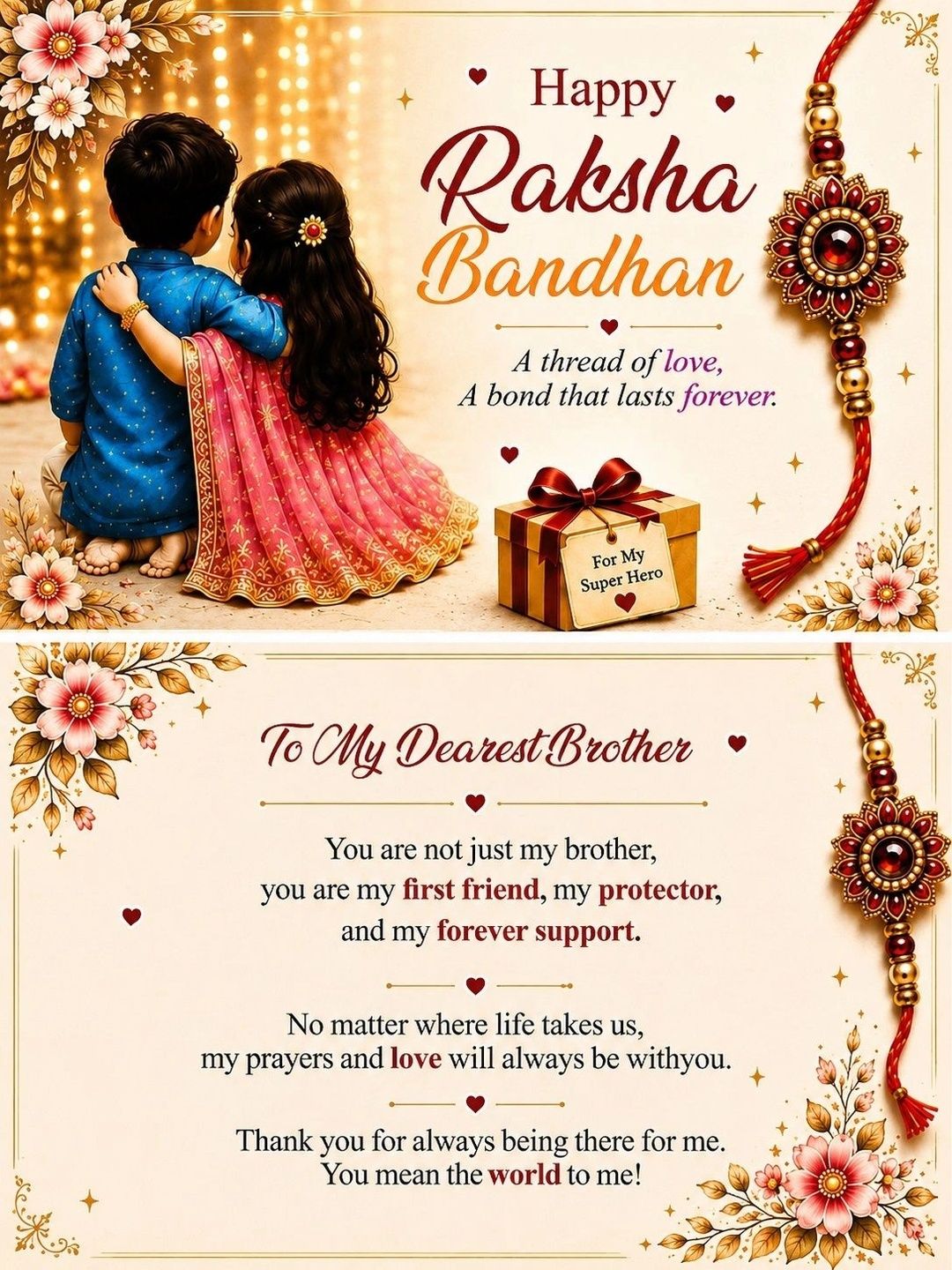 Dhiyona Thread Rakhi