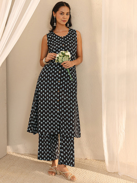 Women Ethnic Motifs Printed Kurta with Palazzo