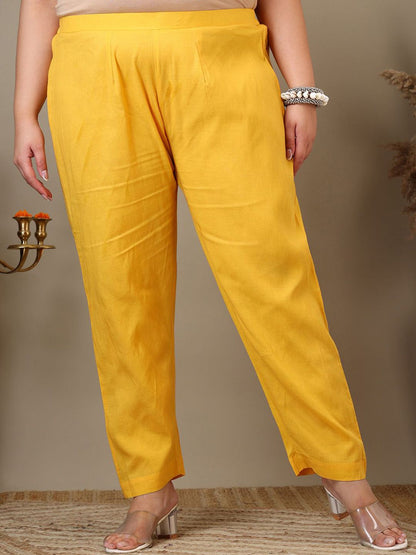 Dhiyona IN Women Ethnic Motifs Printed Regular Kurta & Trousers With Dupatta