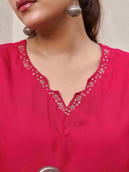 Women Ethnic Motifs Printed Kurta with palazzo