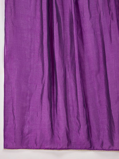 Dhiyona SN Sequence Embroidered Straight Kurta Sharara With Dupatta