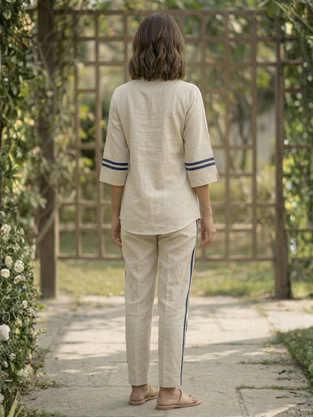 Ridhika parch embroidery cotton co-ord set