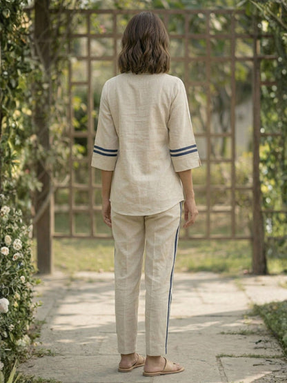 Ridhika parch embroidery cotton co-ord set