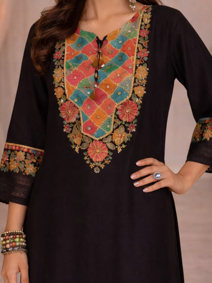 Nazia Jade Embroidery Full Work Suit Set