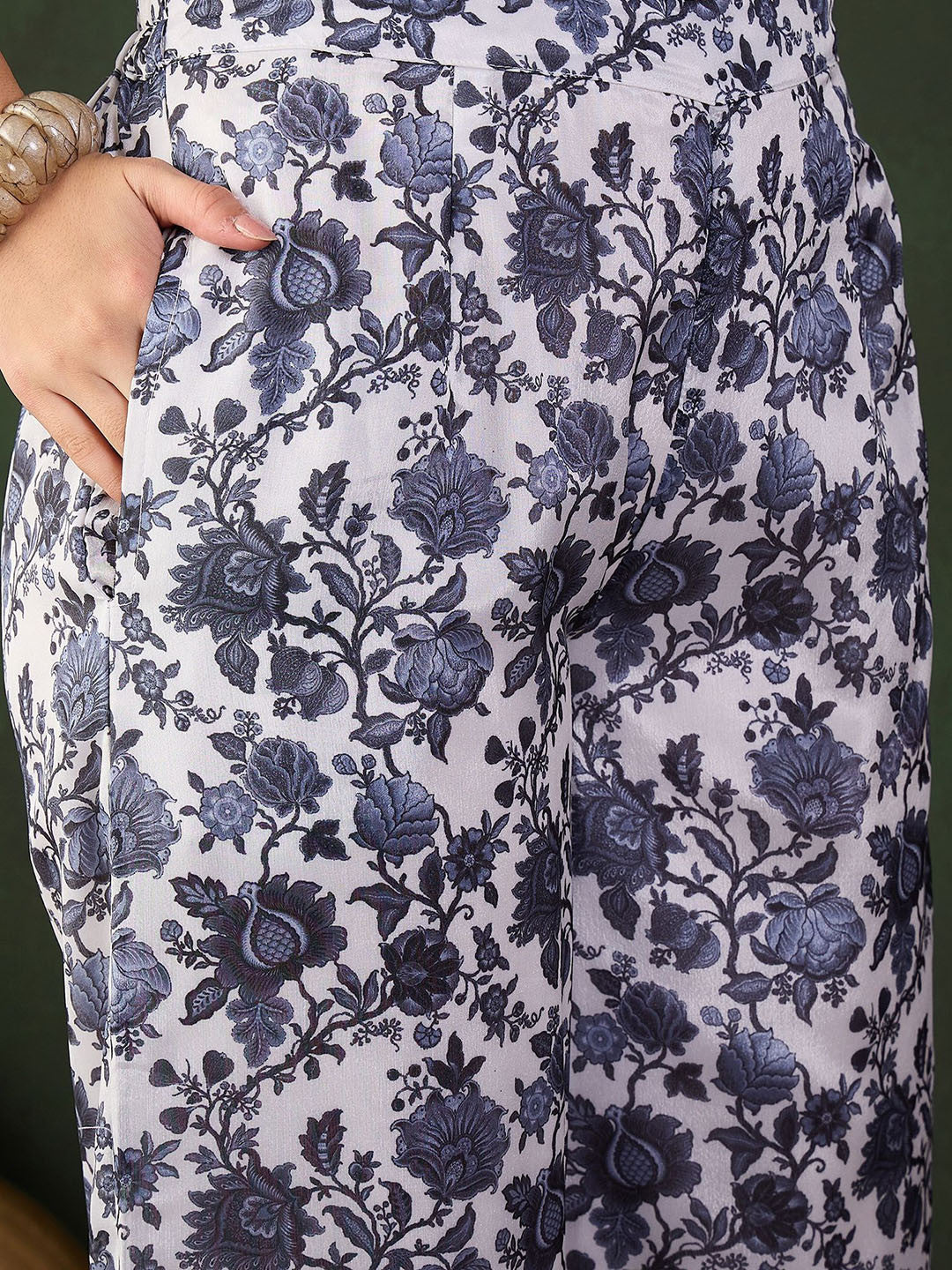 Printed Kurta With Palazzo