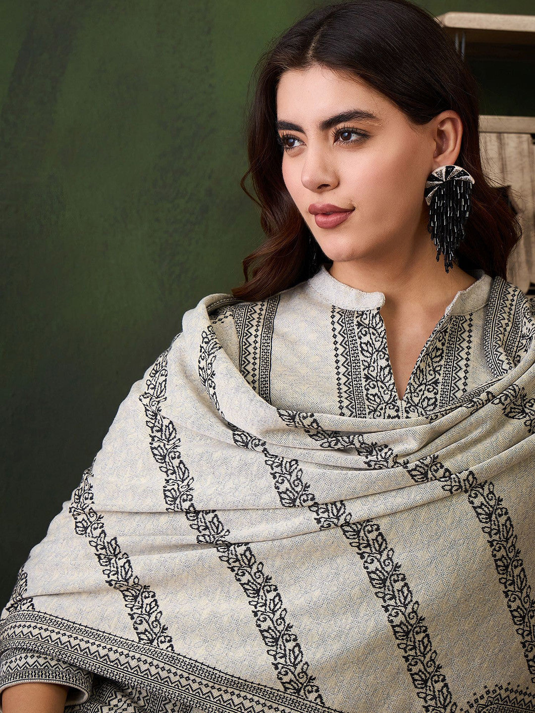 Self Design Straight Kurta & Trouser With Dupatta