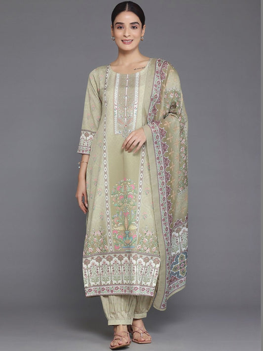 Women Ethnic Motifs Printed Regular Kurta with Pyjamas & With Dupatta