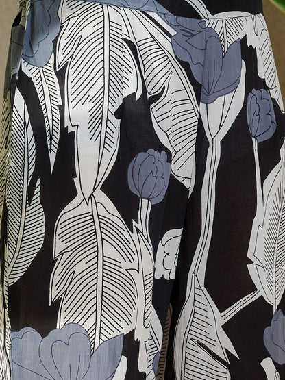 Women Floral Printed Regular Pure Cotton Kurta with Trousers