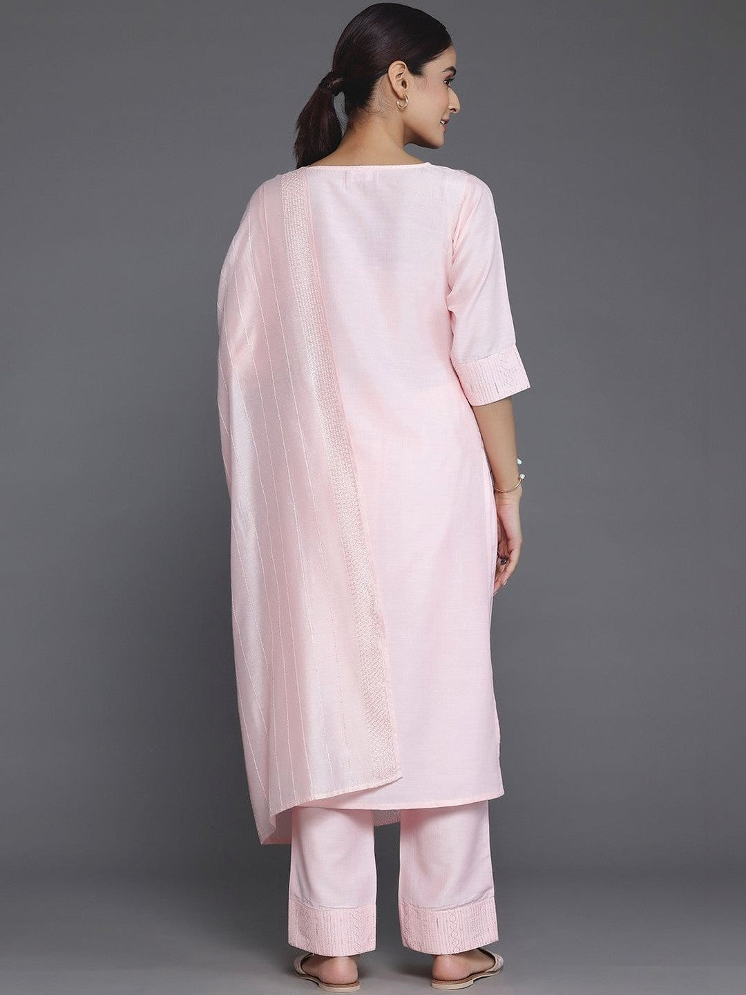 Women Regular Kurta with Trousers & With Dupatta