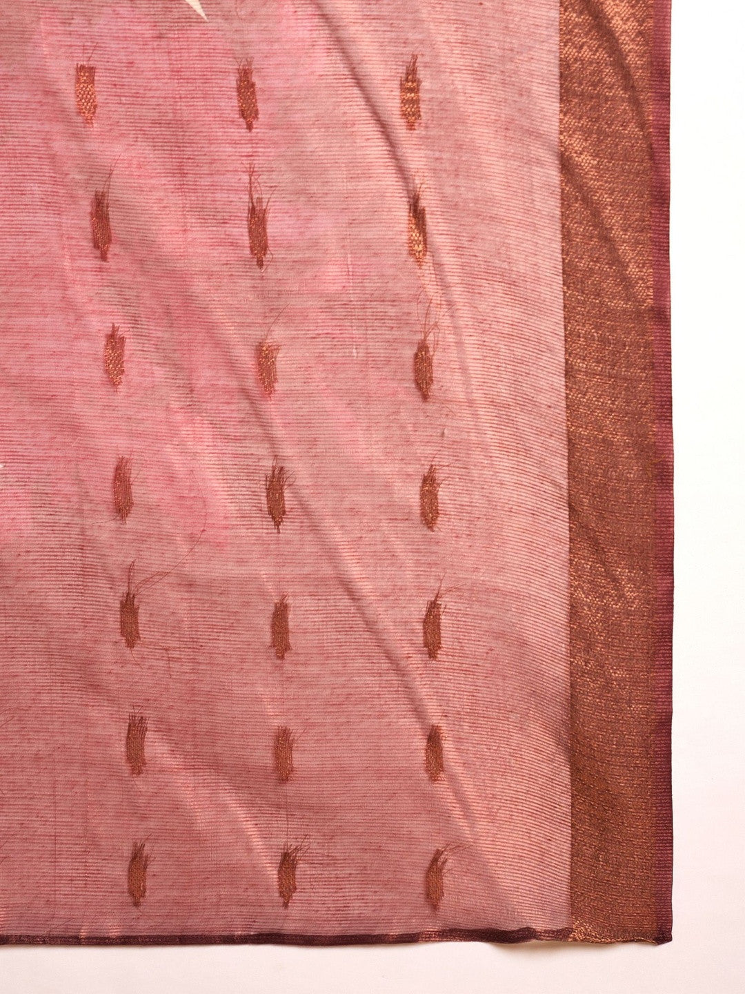 Embroidered Cotton Blend Round Neck Straight Kurta & Trousers With Dupatta