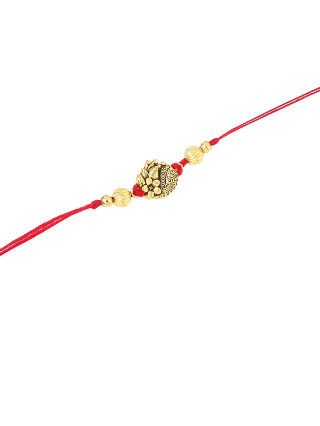 Dhiyona Pack Of 3 Thread Rakhi with Roli Chawal Chandan & Mishri